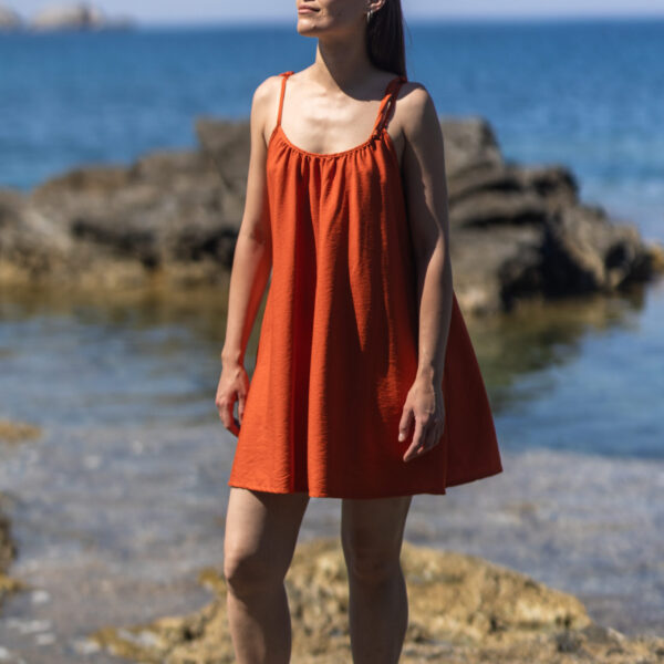 ΦοΡΕΜΑ ΜΙΝΙ ΤΙΡΑΝΤΑΚΙ ΑΝΕΤΟ OVERSIZE PLUS SIZE