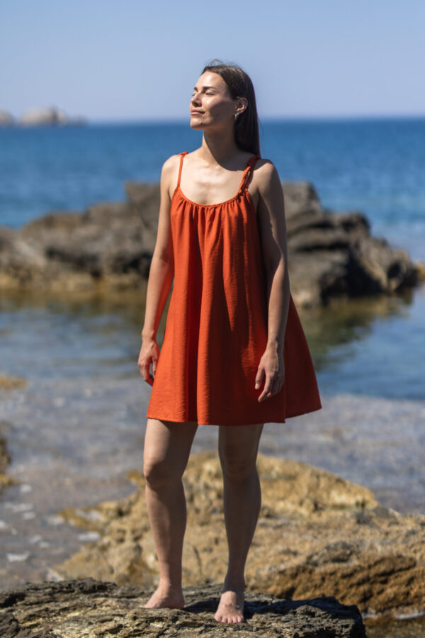 ΦοΡΕΜΑ ΜΙΝΙ ΤΙΡΑΝΤΑΚΙ ΑΝΕΤΟ OVERSIZE PLUS SIZE